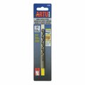 Artu Drill Bit, Steel, High Speed, 1/4" 01930